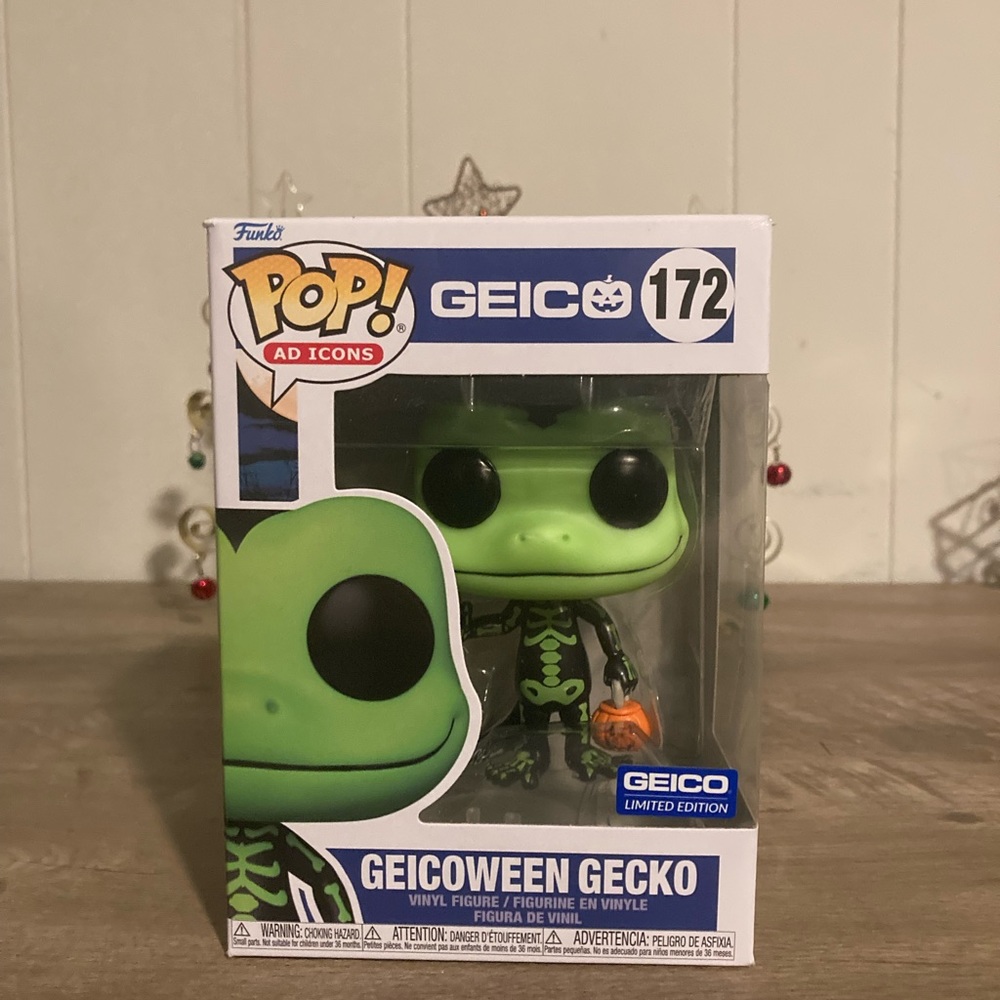 GEICO 172  Pop AD ICONS…(Geicoween Gecko)…New in box